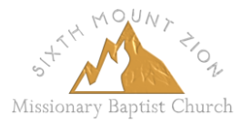 Sixth Mt Zion Missionary Baptist Church logo
