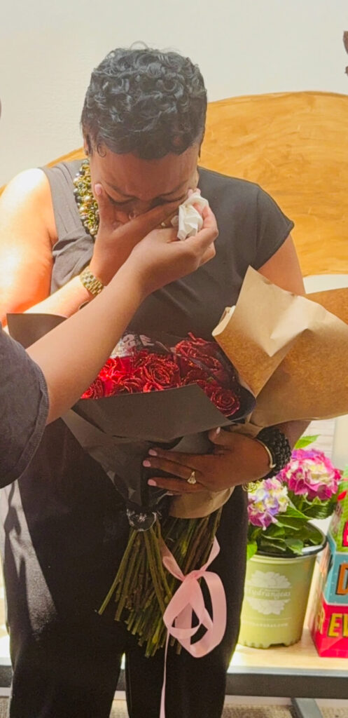 Kecia Chantel after closing the deal on her home